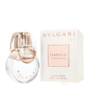 Bvlgari OMNIA Crystalline for Women EDT 1.0 oz / 30 ml vapo New Boxed